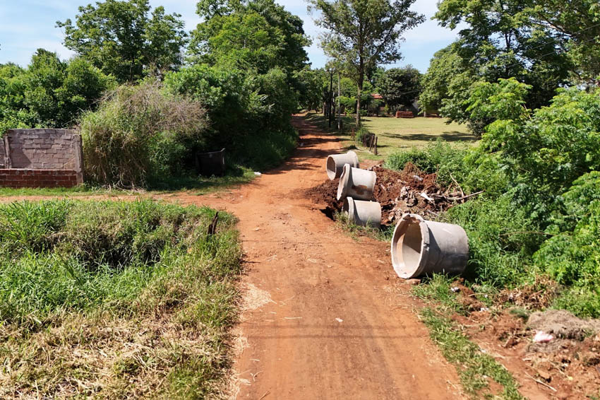 Candelaria: Avanzan trabajos de entubado en el barrio San Cayetano