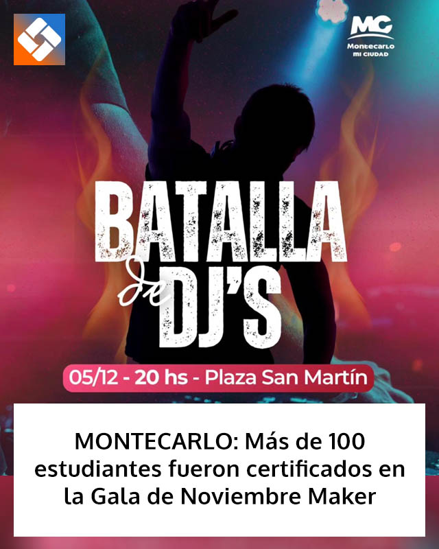 MONTECARLO: Convocan a la Batalla de DJ’s en la Plaza San Martín
