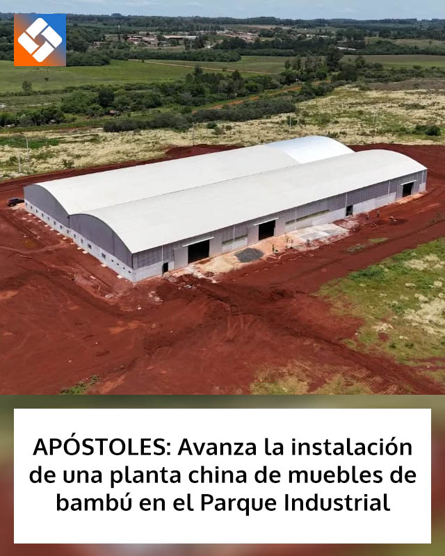 APÓSTOLES: Avanza la instalación de una planta china de muebles de bambú en el Parque Industrial