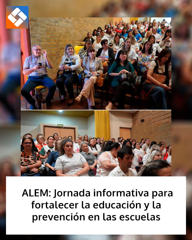 ALEM: Jornada informativa para fortalecer la educación y la prevención en las escuelas