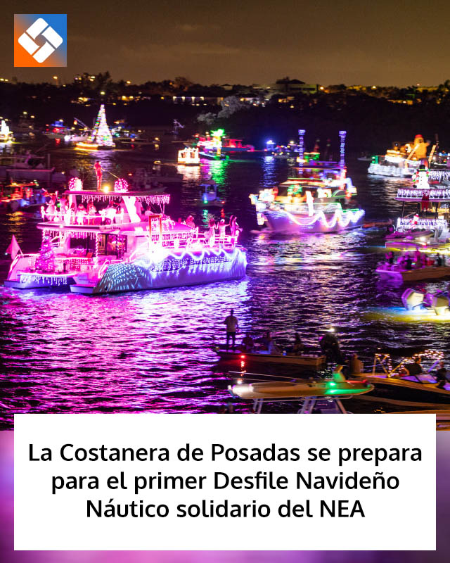 La Costanera de Posadas se prepara para el primer Desfile Navideño Náutico solidario del NEA
