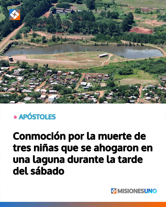 Conmoción por la muerte de tres niñas que se ahogaron en una laguna durante la tarde del sábado