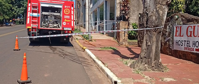 IGUAZÚ: Bomberos controlaron un principio de incendio en una vivienda