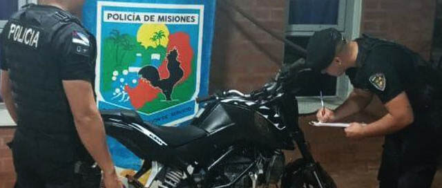 ESPERANZA: Recuperan una motocicleta robada en Buenos Aires y abandonada en barrio San Blas