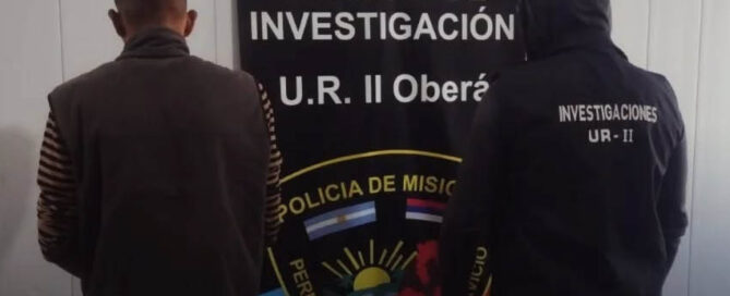 OBERÁ: Detienen a sospechoso por robos en un estudio de arquitectura y un CAPS