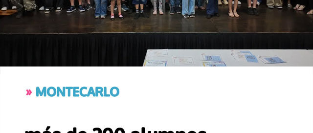 MONTECARLO: más de 200 alumnos concluyeron el ciclo lectivo con certificaciones oficiales