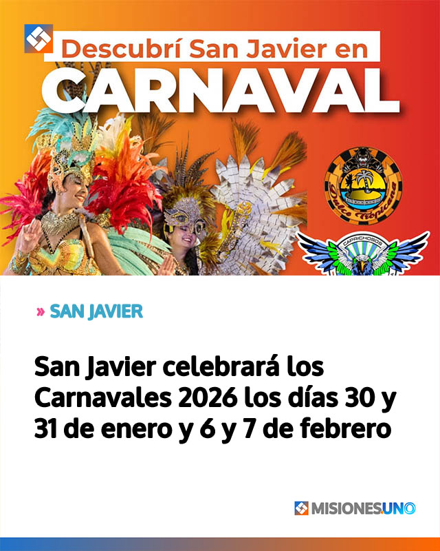 San Javier celebrará los Carnavales 2026 los días 30 y 31 de enero y 6 y 7 de febrero