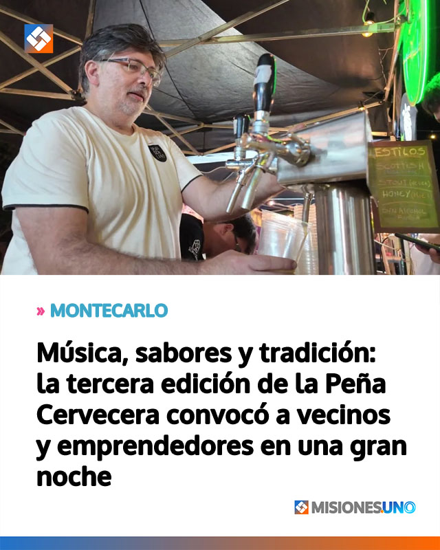 Música, sabores y tradición: la tercera edición de la Peña Cervecera convocó a vecinos y emprendedores en una gran noche