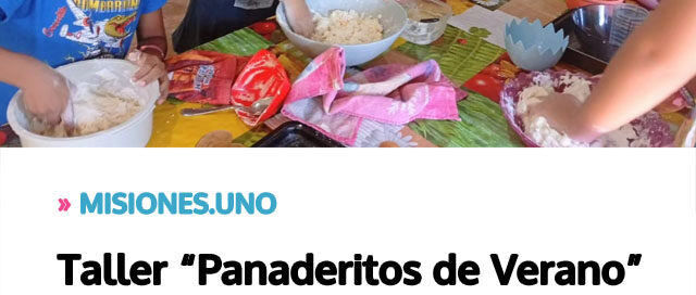 Taller “Panaderitos de Verano” continúa acercando aprendizaje y recreación a los barrios