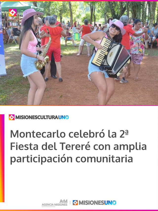 Montecarlo celebró la 2ª Fiesta del Tereré con amplia participación comunitaria