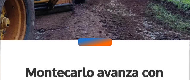 Montecarlo avanza con trabajos de limpieza y mantenimiento en distintos barrios