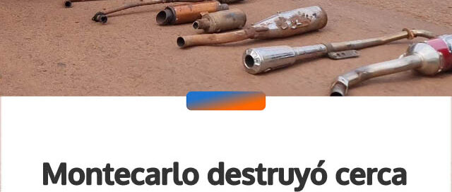 Montecarlo destruyó cerca de 60 escapes deportivos para reducir ruidos molestos
