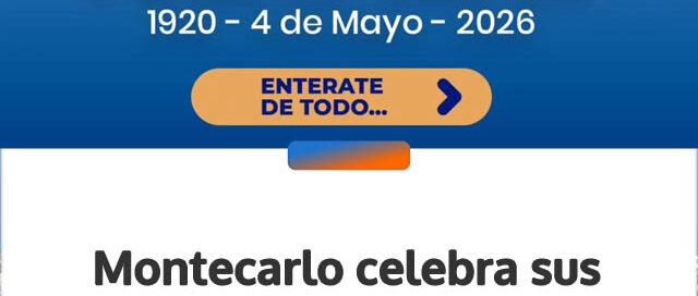 Montecarlo celebra sus 106 años con un mes de actividades culturales, deportivas y recreativas