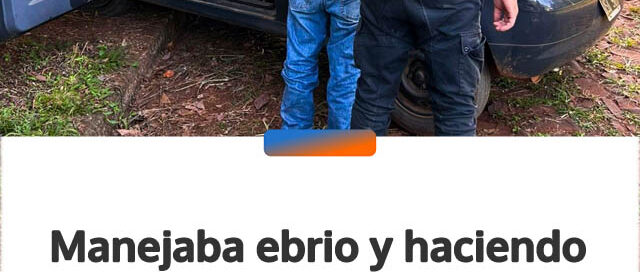 Manejaba ebrio y haciendo maniobras peligrosas: quiso escapar de la Policía y terminó detenido en Montecarlo